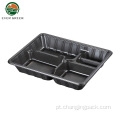 PP Microwavable Black Dispossable Lunch Rechaner